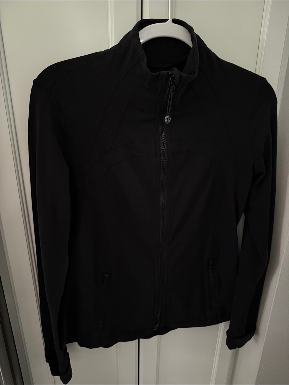 Lululemon Black Women's Full-Zip Define Luon Jacket - size 10- see addit. detail